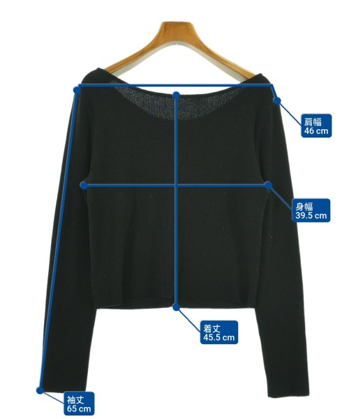 Andemiu（アンデミュウ）カーディガン 黒 サイズ:F レディース/2200662897026