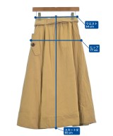 Andemiu（アンデミュウ）ロング・マキシ丈スカート ベージュ サイズ:F レディース/2200664784027