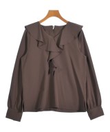 Andemiu（アンデミュウ）カジュアルシャツ 茶 サイズ:F レディース/2200667352063