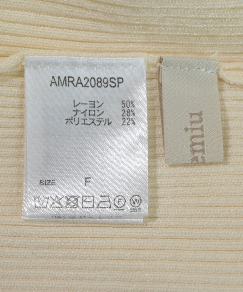 Andemiu（アンデミュウ）ニット・セーター 白 サイズ:F レディース/2200670856022