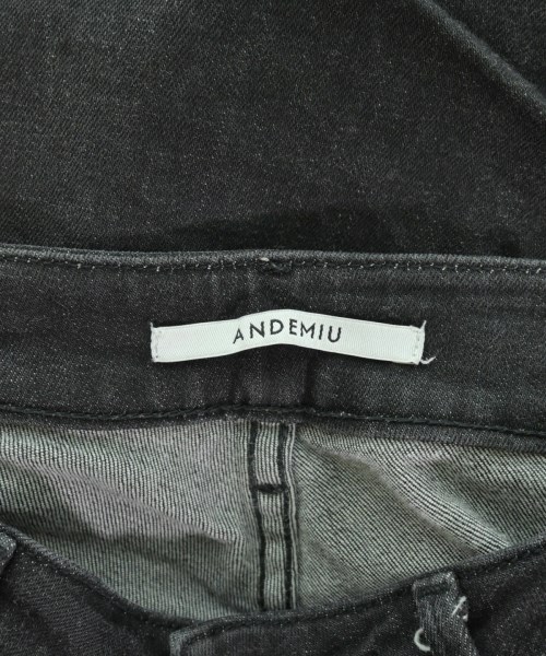 Andemiu（アンデミュウ）デニムパンツ 黒 サイズ:M レディース/2200667210042