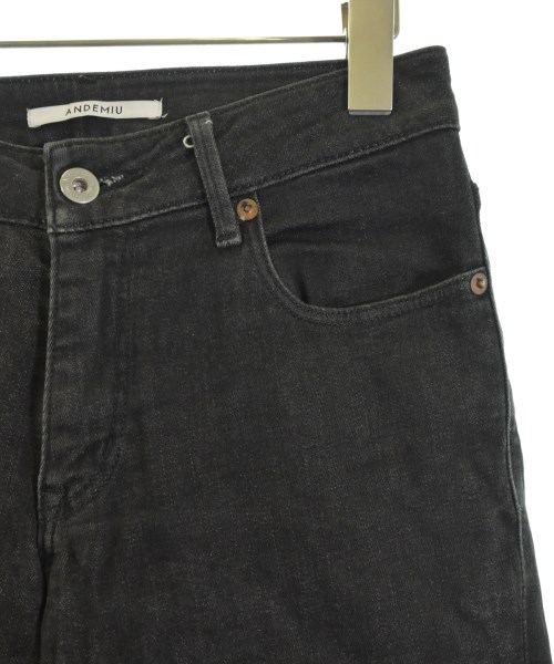 Andemiu（アンデミュウ）デニムパンツ 黒 サイズ:M レディース/2200667210042