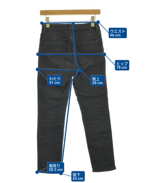 Andemiu（アンデミュウ）デニムパンツ 黒 サイズ:M レディース/2200667210042