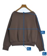 Andemiu（アンデミュウ）スウェット 茶 サイズ:-(M位) レディース/2200730250081