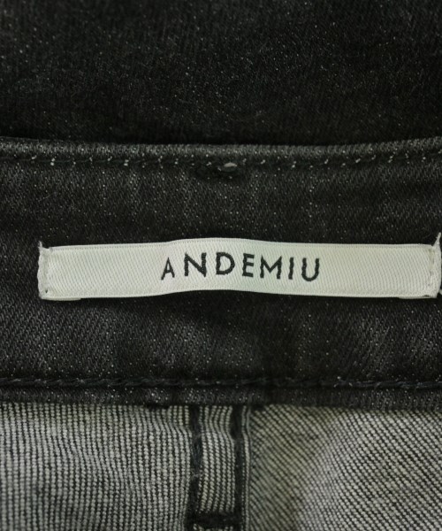 Andemiu（アンデミュウ）デニムパンツ 黒 サイズ:M レディース/2200736051095