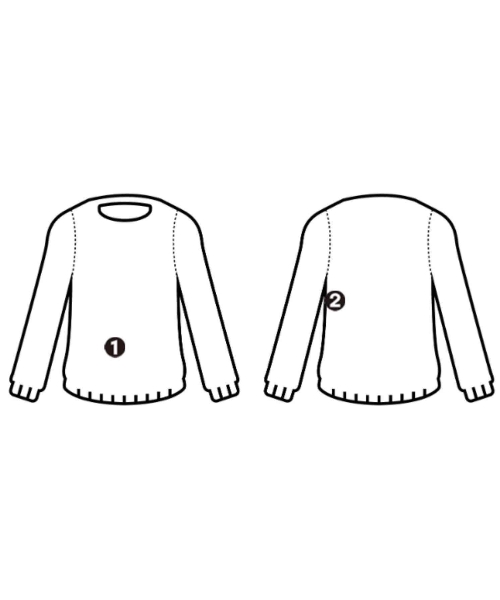 MADEMOISELLE ROPE（マドモアゼル ロペ）ニット・セーター 黄 サイズ:38(M位) レディース/2200624804017