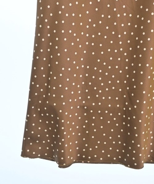 MADEMOISELLE ROPE（マドモアゼル ロペ）ロング・マキシ丈スカート 茶 サイズ:36(S位) レディース/2200626580025