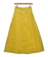 MADEMOISELLE ROPE（マドモアゼル ロペ）ロング・マキシ丈スカート 黄 サイズ:36(S位) レディース/2200608672052