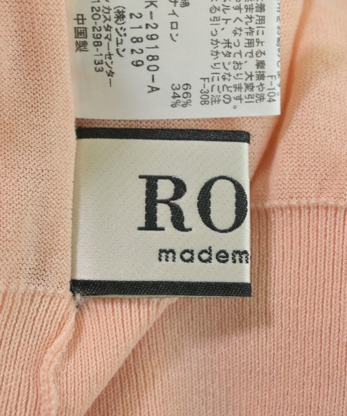 MADEMOISELLE ROPE（マドモアゼル ロペ）カーディガン ピンク サイズ:38(M位) レディース/2200607942040