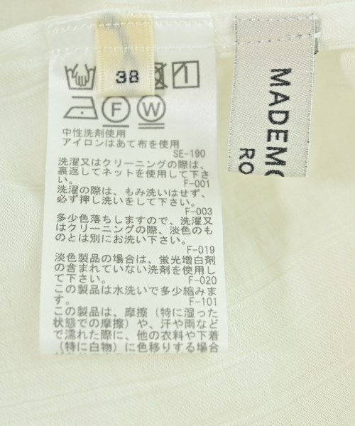 MADEMOISELLE ROPE（マドモアゼル ロペ）ブラウス 白 サイズ:38(M位) レディース/2200612352032