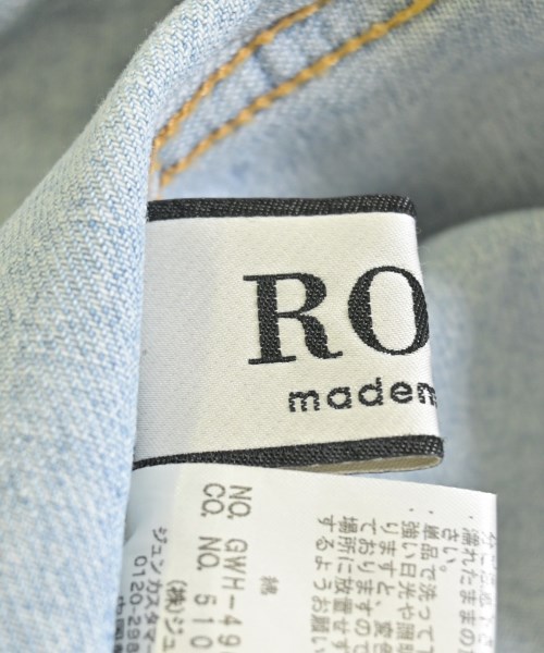 MADEMOISELLE ROPE（マドモアゼル ロペ）カジュアルシャツ 青 サイズ:36(S位) レディース/2200693531029