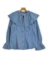 MADEMOISELLE ROPE（マドモアゼル ロペ）ブラウス 青 サイズ:38(M位) レディース/2200644409018