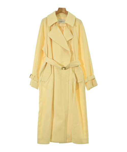 MADEMOISELLE ROPE(マドモアゼル ロペ)トレンチコート 黄 サイズ:F/2200650811102