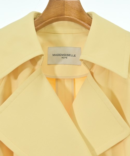 MADEMOISELLE ROPE（マドモアゼル ロペ）トレンチコート 黄 サイズ:F レディース/2200650811102
