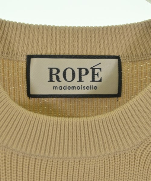 MADEMOISELLE ROPE（マドモアゼル ロペ）ニット・セーター ベージュ サイズ:38(M位) レディース/2200646225012