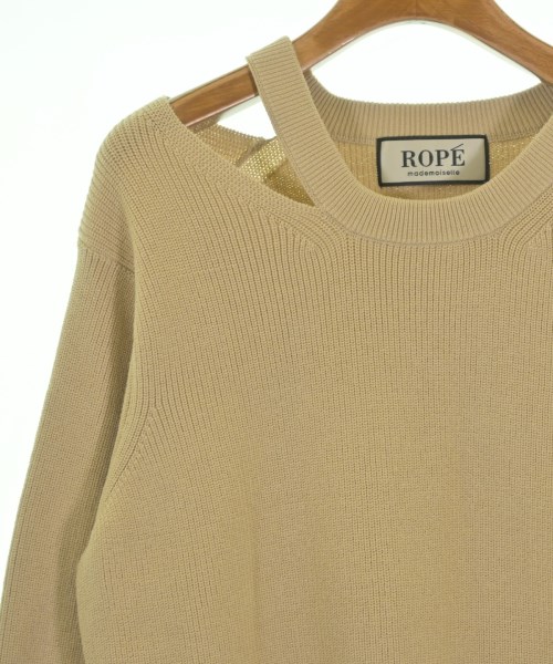 MADEMOISELLE ROPE（マドモアゼル ロペ）ニット・セーター ベージュ サイズ:38(M位) レディース/2200646225012