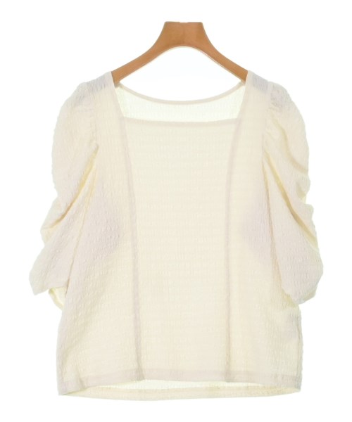 MADEMOISELLE ROPE(マドモアゼル ロペ)カジュアルシャツ 白 サイズ:38(M位)/2200639477053