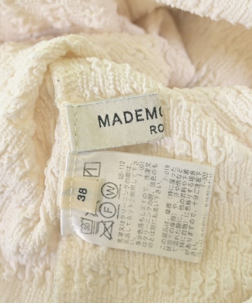 MADEMOISELLE ROPE（マドモアゼル ロペ）カジュアルシャツ 白 サイズ:38(M位) レディース/2200639477053