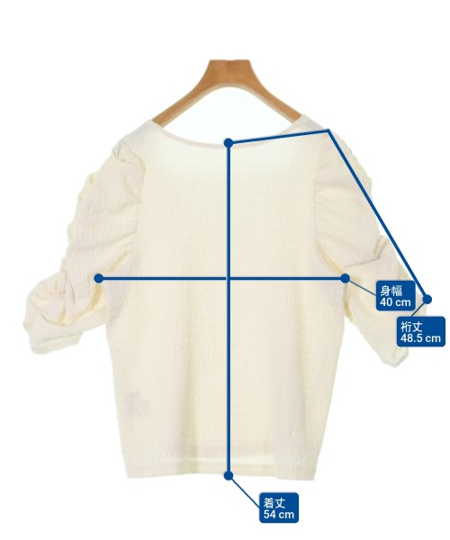 MADEMOISELLE ROPE（マドモアゼル ロペ）カジュアルシャツ 白 サイズ:38(M位) レディース/2200639477053