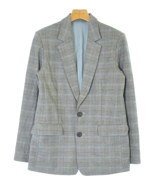 MADEMOISELLE ROPE(マドモアゼル ロペ)テーラードジャケット グレー サイズ:36(S位)/2200645743012