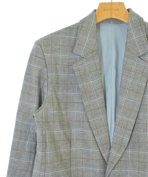 MADEMOISELLE ROPE（マドモアゼル ロペ）テーラードジャケット グレー サイズ:36(S位) レディース/2200645743012