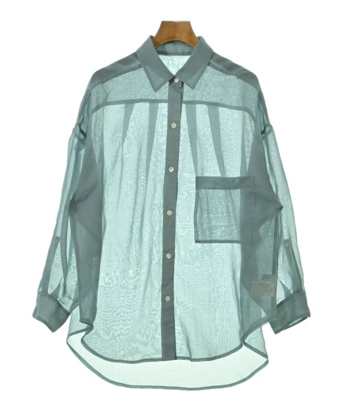 MADEMOISELLE ROPE(マドモアゼル ロペ)カジュアルシャツ 青 サイズ:38(M位)/2200664834050