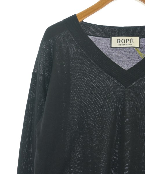 MADEMOISELLE ROPE（マドモアゼル ロペ）ニット・セーター 黒 サイズ:38(M位) レディース/2200666928016