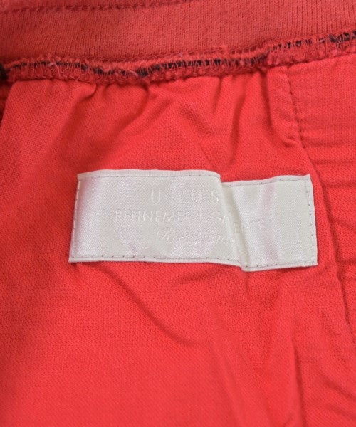UNUSED（アンユーズド）スウェットパンツ 赤 サイズ:00(XS位) レディース/2200663951260