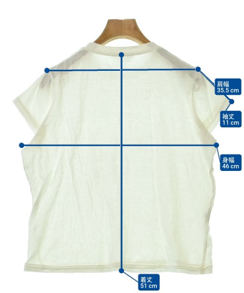 UNUSED（アンユーズド）Tシャツ・カットソー 白 サイズ:0(XS位) レディース/2200691035048