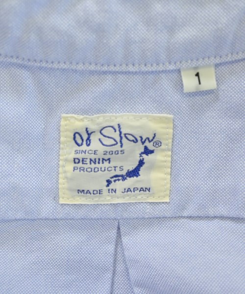 orSlow（オアスロウ）カジュアルシャツ 青 サイズ:1(S位) レディース/2200637963046