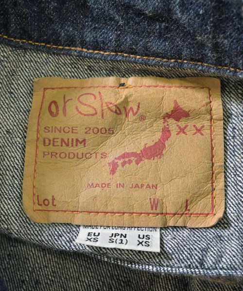 orSlow（オアスロウ）デニムジャケット 紺 サイズ:S レディース/2200628363022