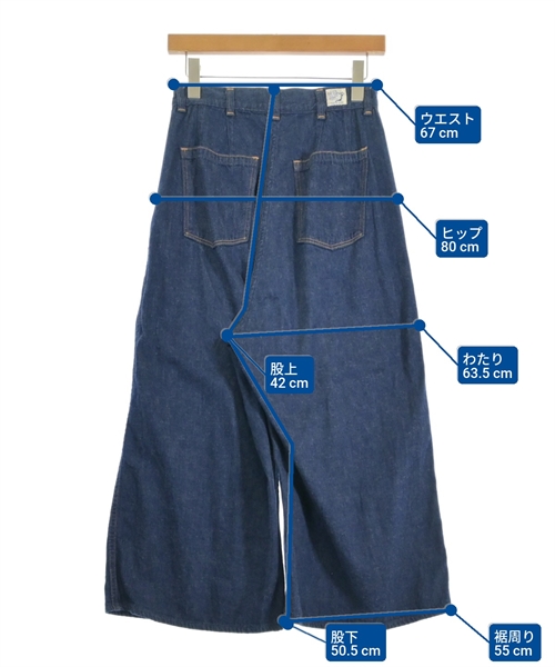 orSlow（オアスロウ）デニムパンツ 紺 サイズ:S レディース/2200607952070