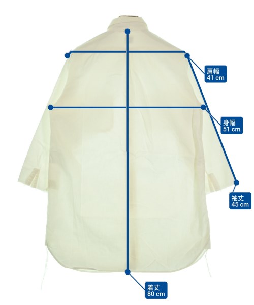 orSlow（オアスロウ）カジュアルシャツ 白 サイズ:1(S位) レディース/2200622269030