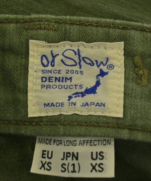 orSlow（オアスロウ）その他 カーキ サイズ:1(S位) レディース/2200704958050