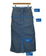orSlow（オアスロウ）ロング・マキシ丈スカート 青 サイズ:2(M位) レディース/2200727590046