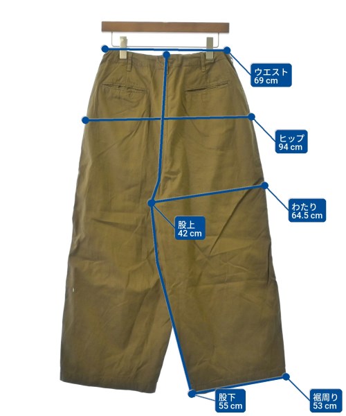 Needles（ニードルス）カーゴパンツ 茶 サイズ:1(S位) レディース/2200594329831