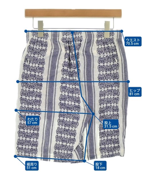 Needles（ニードルス）ショートパンツ 紫 サイズ:XS メンズ/2200623441268