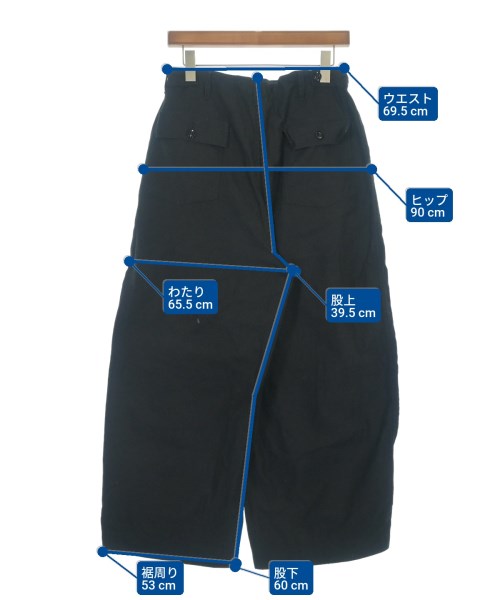 Needles（ニードルス）カーゴパンツ 黒 サイズ:1(S位) レディース/2200622126036