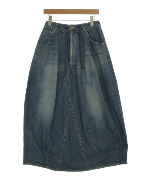 Needles(ニードルス)ロング・マキシ丈スカート 紺 サイズ:1(S位)/2200679821021
