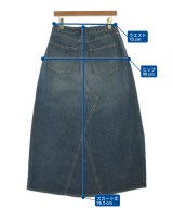 Needles（ニードルス）ロング・マキシ丈スカート 紺 サイズ:1(S位) レディース/2200679821021