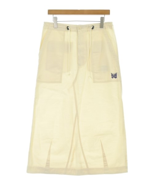 Needles(ニードルス)ロング・マキシ丈スカート 白 サイズ:2(M位)/2200666985019