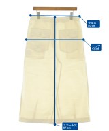 Needles（ニードルス）ロング・マキシ丈スカート 白 サイズ:2(M位) レディース/2200666985019