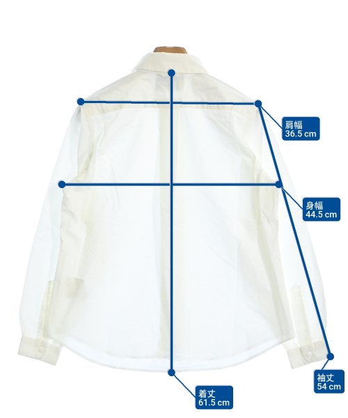 YAECA（ヤエカ）カジュアルシャツ 白 サイズ:S レディース/2200627318030