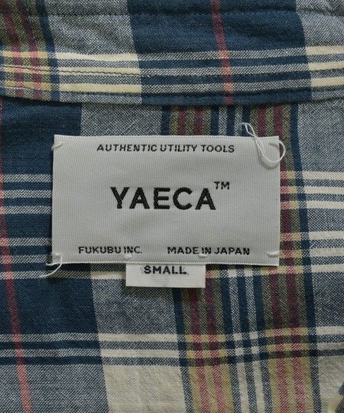 YAECA（ヤエカ）シャツワンピース 青 サイズ:S レディース/2200642866066