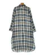 YAECA（ヤエカ）シャツワンピース 青 サイズ:S レディース/2200642866066