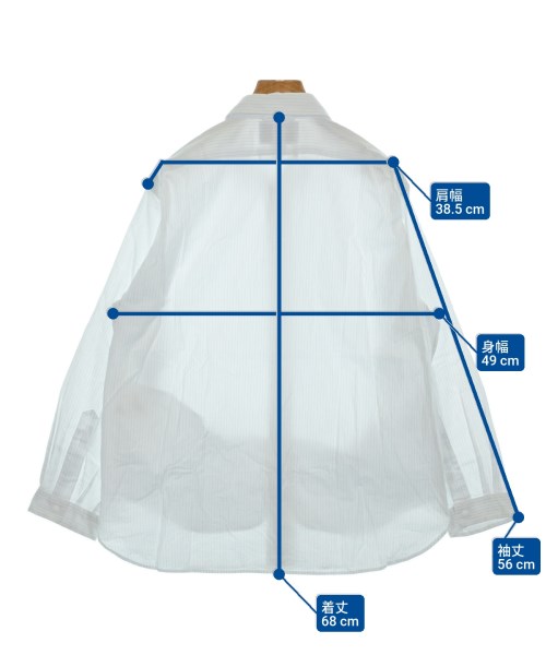 YAECA（ヤエカ）カジュアルシャツ 白 サイズ:M レディース/2200628585066