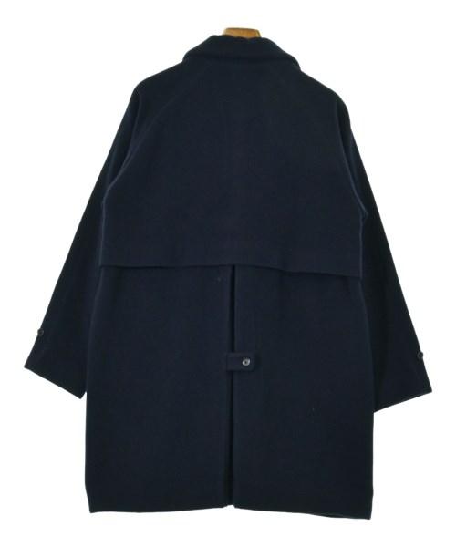 YAECA（ヤエカ）ステンカラーコート 紺 サイズ:S レディース/2200613498029