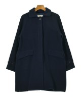 YAECA（ヤエカ）ステンカラーコート 紺 サイズ:S レディース/2200613498029