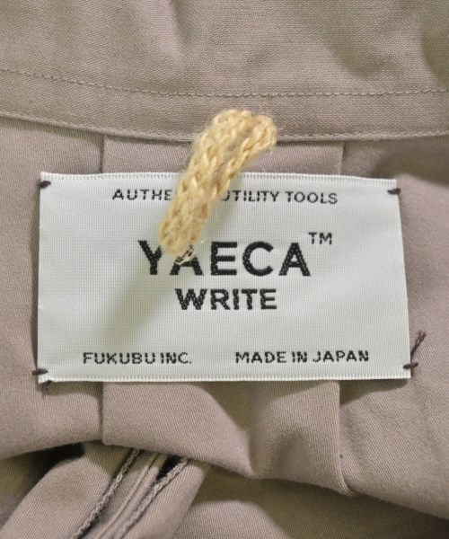 YAECA（ヤエカ）シャツワンピース カーキ サイズ:S レディース/2200607702040
