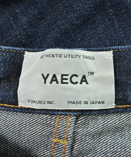 YAECA（ヤエカ）デニムパンツ 紺 サイズ:28(L位) レディース/2200610821110